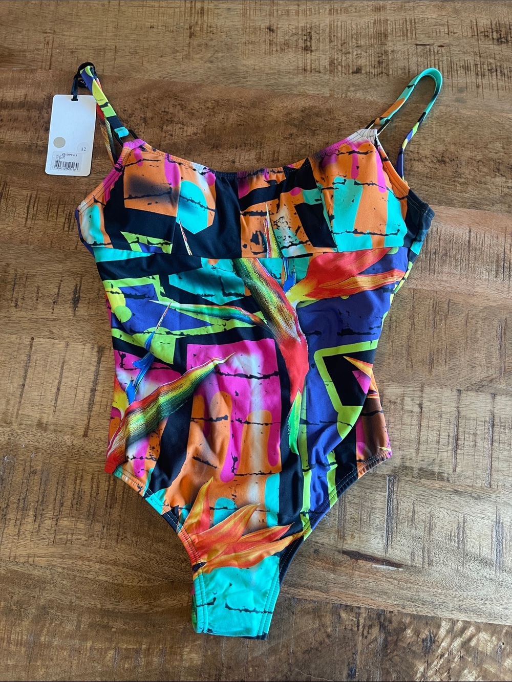 Lenny Niemeyer graffiti grafitti one piece swimsuit Bright Resort Brazilian